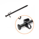 5 x Heavy Duty Black Steel Metal Tent Canopy Camping Stakes Pegs Ground Nail