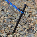 5 x Heavy Duty Black Steel Metal Tent Canopy Camping Stakes Pegs Ground Nail