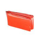 Orange Emergency Raincoat Aluminum Film Disposable Poncho Cold Insulation