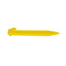 10Pcs Yellow Heavy Duty Plastic Camping & Awning Tent Sand Ground Pegs Stakes