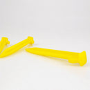 10Pcs Yellow Heavy Duty Plastic Camping & Awning Tent Sand Ground Pegs Stakes
