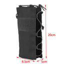1PC Black Water Bottle Molle Army Utility Dump Carrier Bag Pouch