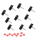 10x Spare Screws Nuts for Fishing Spinning Reel Wheel Knob Power Handle Grip