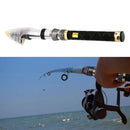 Mini Fishing Rod Ultralight Carbon Fiber Telescopic Spinning Pole Newest Useful