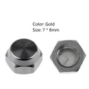 1 xAluminum Alloy Screw Nut Baitcasting Fishing Reel Handle Screw Cap Right Hand