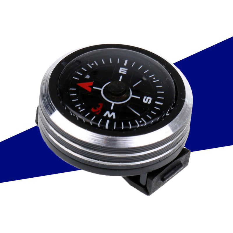 Portable Compass Brass Keychain Watch Hiking Pocket Golden Navigation Camping