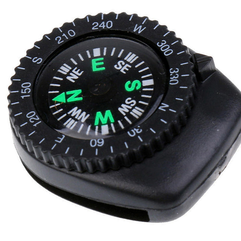 1Pc  Mini Precision Watch Band Clip-on Navigation Wrist Compass for Survival