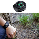 25mm Precision Watch Clip-on Navigation Wrist Compass Survival Black JV18