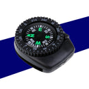 25mm Precision Watch Clip-on Navigation Wrist Compass Survival Black JV18