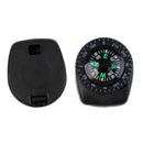 25mm Precision Watch Clip-on Navigation Wrist Compass Survival Black JV18