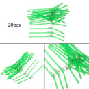 20 Pieces Luminous Bent Anti Boom with Snap Weights Sea Carp Fishing