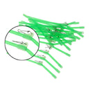 20 Pieces Luminous Bent Anti Boom with Snap Weights Sea Carp Fishing