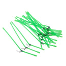20 pcs Plastic Anti Booms with Strong Snap Luminous for Sea Spring Section Green