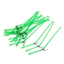 20 pcs Plastic Anti Booms with Strong Snap Luminous for Sea Spring Section Green