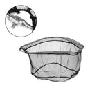 Folding Triangle Frame Large Dense Fishing Landing Net Head Black Head