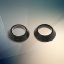 10PCS Black Fishing Rod Guide Eye Rubber Ring Fishing Pole Rods Repair Kit