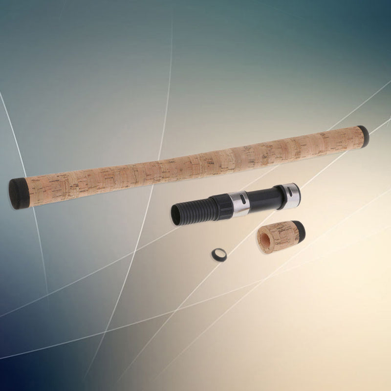 1 Set Long Cork Rod Handle Split Grip Reel Seat Fishing Rod Building Repair Tool
