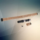 Long Fishing Rod Handle Kit Composite Cork Grip DIY Rod Building with Reel Seat