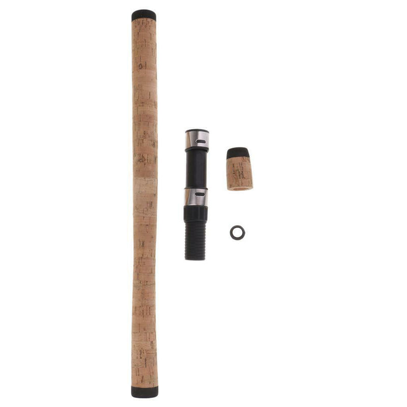 1 Set Long Cork Rod Handle Split Grip Reel Seat Fishing Rod Building Repair Tool