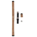 Long Fishing Rod Handle Kit Composite Cork Grip DIY Rod Building with Reel Seat