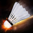 12x Badminton Balls Goose Feather Shuttlecocks for Training Game Sports Durable