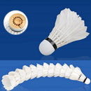 12Pcs Training Sport Goose Feather Shuttlecocks Birdies Badminton Balls Game