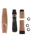 Portable Cork Fishing Rod Reel Seat Handle Set Spinning Grip with Reel Seat