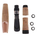 Portable Cork Fishing Rod Reel Seat Handle Set Spinning Grip with Reel Seat