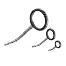8Pcs Fishing Rod Guides Tips Top SIC Ring for Rod Building Repair Mixed Size