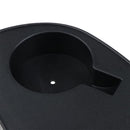 Chair Cup Holder with Mobile Device Slot Snack Tray Black 1 Piece