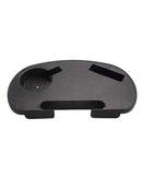 Chair Cup Holder with Mobile Device Slot Snack Tray Black 1 Piece