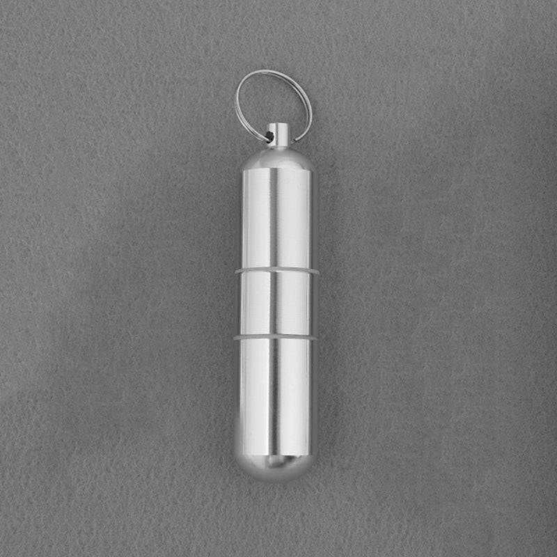 4xPill Box Portable Keychain Pill Case Waterproof Holder Container New