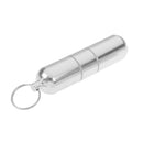 Pill Box Bottle Holder Waterproof Container Keychain Ring Medicine Capsule Case