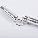 4x Aluminum Alloy Pill Storage Case Bottle Holder Keychain Box Capsule Container