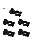 5pcs Bike Bicycle Light Lamp Stand Holder Rotation Grip LED Flashlight Clip