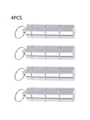 4Pcs Alloy Pill Box Portable Keychain Pill Case Waterproof Pill Holder Container