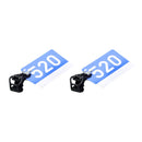 2 Sets Bicycle Flashlight Bracket Number Plate Holder for Road Cycling Mountain