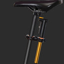 Bicycle Light Stand 360 Degree Rotation Flashlight Torch Holder Black Color