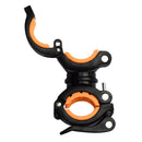 Bicycle Light Stand 360 Degree Rotation Flashlight Torch Holder Black Color