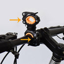 Bicycle Light Stand 360 Degree Rotation Flashlight Torch Holder Black Color