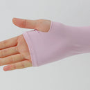 1 Pair Ice Silk Arm Sleeve Oversleeve Driving Warmers & Gloves Outdoor Cycling