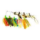 5PCS Hard Lure Spinner Bass Bait Tackle Fishing Freshwater Assorted Hook