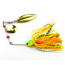 5Pcs Bait 16.5g Fishing Lures Spinner Beard scale Bass Pike Tackle Hooks