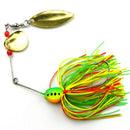 5Pcs Bait 16.5g Fishing Lures Spinner Beard scale Bass Pike Tackle Hooks