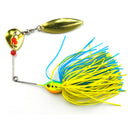 5Pcs Bait 16.5g Fishing Lures Spinner Beard scale Bass Pike Tackle Hooks
