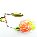 5PCS Hard Lure Spinner Bass Bait Tackle Fishing Freshwater Assorted Hook