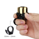 2Pcs Bike Bell Copper Horn Mini Cycling Bicycle Handlebar Ring Bell Black