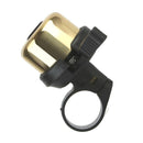 2Pcs Bike Bell Copper Horn Mini Cycling Bicycle Handlebar Ring Bell Black