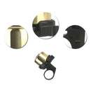 2Pcs Bike Bell Copper Horn Mini Cycling Bicycle Handlebar Ring Bell Black