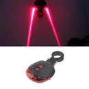 2Pcs Lamp Bicycle-Light Bike-Accessories 2-Lasers 5 LED Bike Outdoor Warning LED